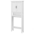 Armoire de rangement de salle de bain à poser au-dessus des toilettes Key West