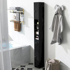 Meuble de rangement haut et étroit pour salle de bain, colonne de douche avec tiroir