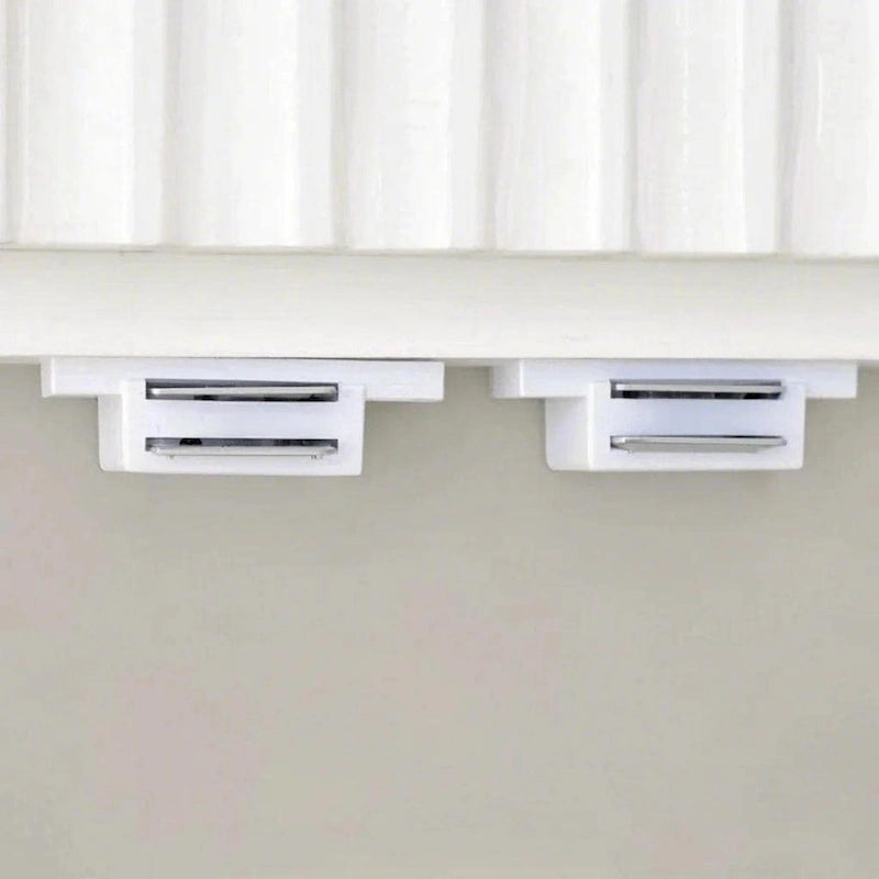Meuble de Rangement pour Salle de Bain Style Ferme avec 2 Grands Tiroirs, Étagère à 8 Portes et 3 Tablettes
