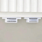 Meuble de Rangement pour Salle de Bain Style Ferme avec 2 Grands Tiroirs, Étagère à 8 Portes et 3 Tablettes