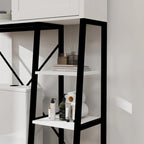 Meuble de rangement de salle de bain au-dessus des toilettes