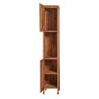 Meuble colonne de salle de bain Tranquility en teck massif finition EarthyTeak