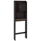Meuble de rangement en bois gain de place pour toilettes à usage domestique