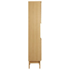 Meuble de rangement haut et étroit pour salle de bain