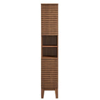 Meuble de rangement haut et étroit pour salle de bain