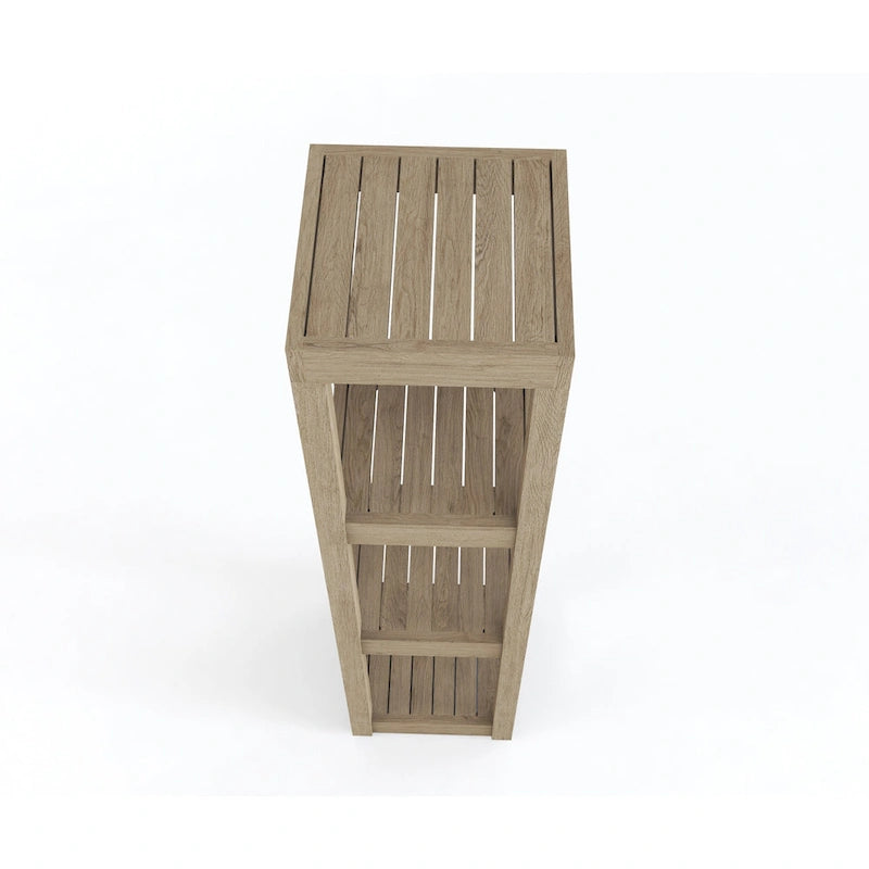 Le support de bain carré en teck Sula Original