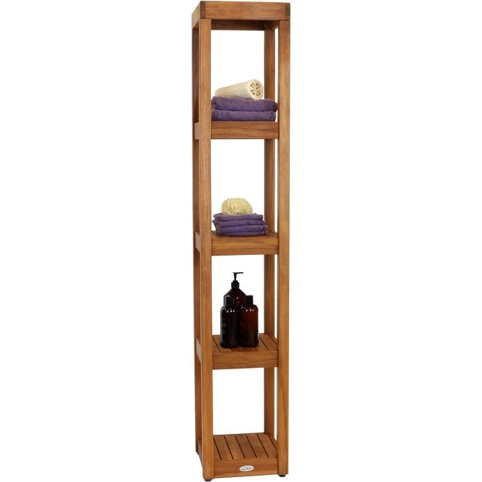 Le support de bain carré en teck Sula Original