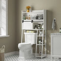 Meuble de rangement pour toilettes avec porte-rouleau de papier toilette – 11,81P x 32,49L x 60,63H