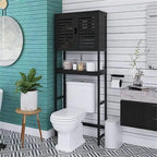 Meuble de Rangement Salle de Bain - 10.63P x 25.4L x 68.9H