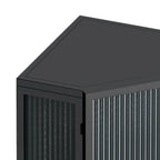 Meuble bas d'angle de 22,25 po avec porte vitrée et étagère réglable