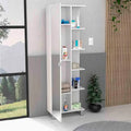 Rénovation armoire à linge miroir, quatre étagères intérieures, finition wengé noir