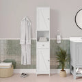 Colonne de rangement de salle de bain autoportante avec étagères