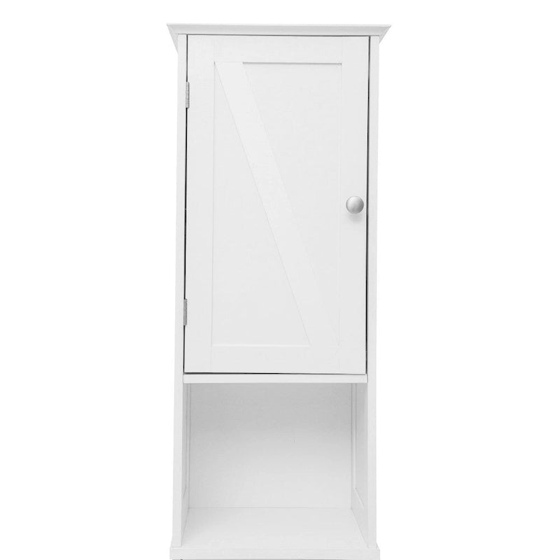 Colonne de rangement de salle de bain autoportante avec étagères