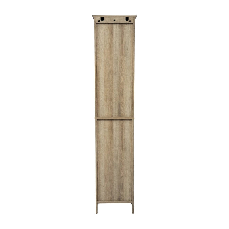 Colonne de rangement de salle de bain autoportante avec étagères