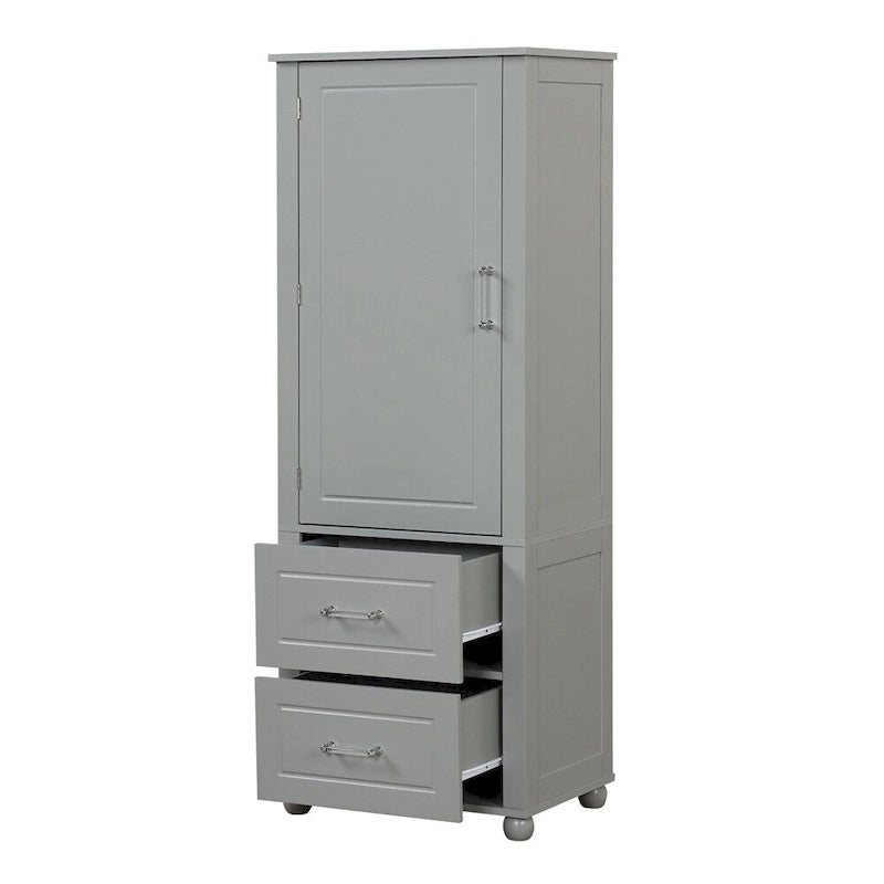 Meuble de rangement haut de salle de bain, Armoire de rangement sur pied