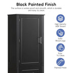 Meuble de rangement haut de salle de bain, Armoire de rangement sur pied